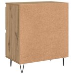 vidaXL Buffets 3 Pièces chêne artisanal 180 x 35 x 70 cm