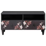 vidaXL Table basse Multicolore 80 x 54 x 40 cm Bois de mangue massif