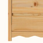 Chambre de tiroirs vidaXL "DRAMMEN" 76 5x40x91 cm en bois massif de pin