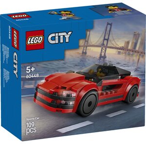 LEGO City - Voiture de Sport Rouge Éblouissante - 60448