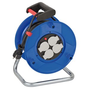 Brennenstuhl enrouleur de câble garant e bleu 25 m