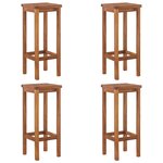 vidaXL Ensemble de bar de jardin 5 Pièces Bois d'acacia solide