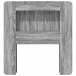 vidaXL Cabinet de Tête de Lit Sonoma gris Bois d’ingénierie