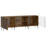 vidaXL Meuble TV 150 x 31 x 50 cm Chêne fumé Bois d'ingénierie