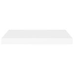 vidaXL Étagères murales flottantes 4 Pièces blanc 60x23 5x3 8 cm MDF