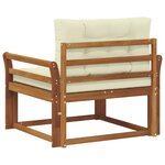vidaXL Sofa de milieu extérieur Naturel