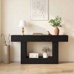 vidaXL Chêne Noir 160 x 30 x 74 cm