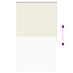 Store enrouleur occultant 100 x 175 cm crème