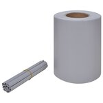 vidaXL Écran d'intimité de jardin PVC 70 x 0 19 m Gris clair