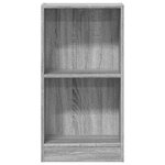 vidaXL Bibliothèque sonoma gris 40x24x76 cm bois d'ingénierie