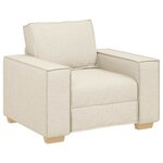 vidaXL Canapé Fauteuil Lin 60 cm