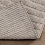 vidaXL Tapis de surface HUARTE Beige 150 x 80 cm Polyester