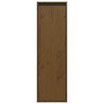 vidaXL Armoires murales 2 Pièces Marron miel 30x30x100 cm Pin massif