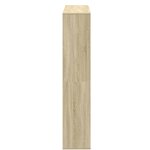 vidaXL Bibliothèque chêne sonoma 132x29x141 5 cm bois d'ingénierie