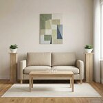 vidaXL Support de Plante 2 pc Chêne Sonoma 30 5 x 30 x 100 5 cm