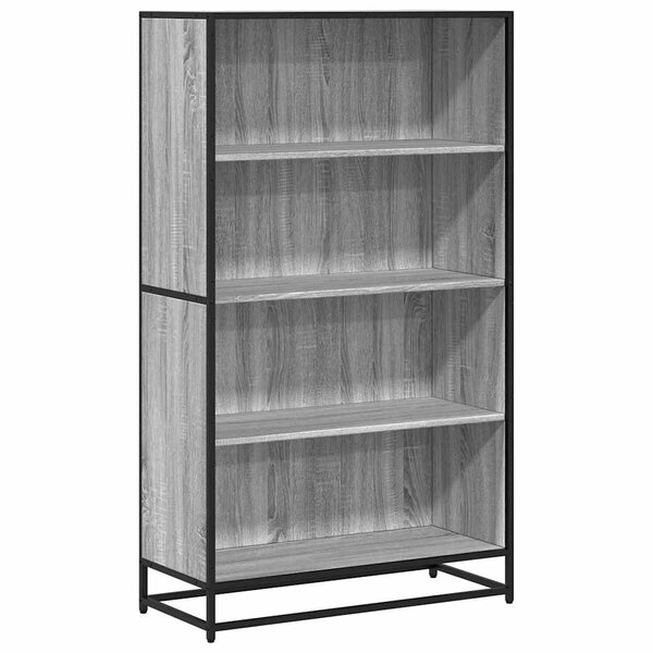 vidaXL Bibliothèque sonoma gris 80 5x35x139 cm bois d'ingénierie