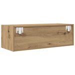vidaXL Meuble TV 2 Pièces chêne artisanal 80x31x25 5 cm bois d'ingénierie