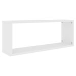 vidaXL Étagères murales cube 4 Pièces Blanc 60x15x23 cm Bois d’ingénierie