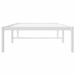 vidaXL Cadre de lit métal blanc 80x200 cm