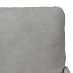 vidaXL Canapés avec coussin 55cm Gris clair Contreplaqué