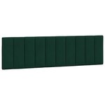vidaXL Cadre de lit sans matelas Hanko vert foncé 180x200 cm velours