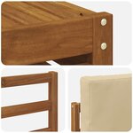 vidaXL Ensemble de canapés d'extérieur 9 pc Naturel et Beige