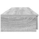 Tiroirs de lit vidaXL Gris Sonoma 140x36 5x16 5 cm en bois d'ingénierie