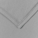 vidaXL Jeté Gris 270 x 240 cm Toison