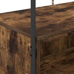 vidaXL Porte-vêtements Marron 100 x 44 x 160 cm Bois d'ingénierie