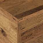 vidaXL Table d'appoint Bois ancien 30 x 30 x 56 cm Bois d'ingénierie