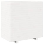 vidaXL Jardinière blanc 70x40x72 5 cm bois de pin massif