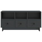 vidaXL Meuble TV avec tiroir Noir 102 x 34 5 x 50 cm Bois d'ingénierie