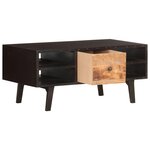 vidaXL Table basse 100x50x45 cm Bois de récupération massif
