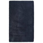 vidaXL Tapis Shaggy à poils longs NAVARRA bleu marine 60x100 cm