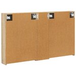 vidaXL Ensemble de Meubles de Salle de Bain 3 Pièces 120 x 14 5 x 70 cm
