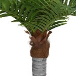 vidaXL Palmier artificiel 15 feuilles 200 cm vert
