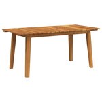 vidaXL Ensemble de chaises de jardin avec table en bois d'acacia gris.