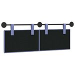 vidaXL Tête de lit suspendue Tissu