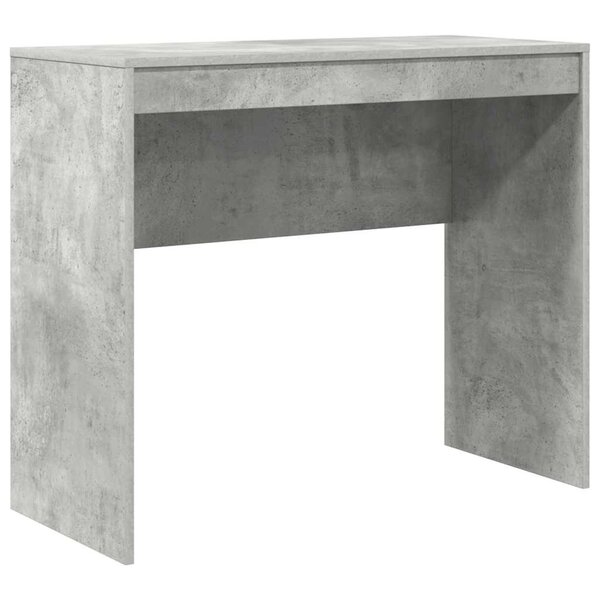 vidaXL Bureau Gris béton 90 x 40 x 76 cm Bois d'ingénierie