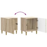 vidaXL Cabinet de chevet Chêne Sonoma 43 x 34 5 x 50 cm