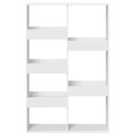 vidaXL Cloison de séparation blanc 100x33x155 5 cm bois d'ingénierie