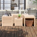 vidaXL Ensemble de boîtes de jardin 4 Pièces bois de pin massif
