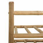 vidaXL Étagère à vin Naturel 57 x 29 5 x 72 cm Bambou