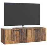 vidaXL Meuble TV mural Bois ancien 98 x 31 x 30 cm Bois d'ingénierie