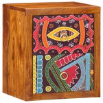 vidaXL Table de chevet 35x30x40 cm Bois massif Acacia