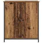 vidaXL Buffet Bois Ancien 70x30x80 cm en Bois Aggloméré et Acier