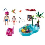 PLAYMOBIL 70610 - Family Fun Piscine avec jet d'eau
