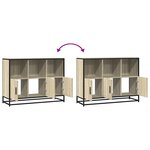 vidaXL Buffet chêne sonoma 100x35x76 cm bois d'ingénierie