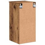 vidaXL Cabinet de salle de bain Bois Ancien 30 x 31 5 x 61 cm