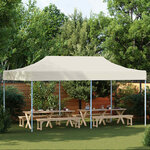 vidaXL Tente pliable 3 x 6 m Blanc crème